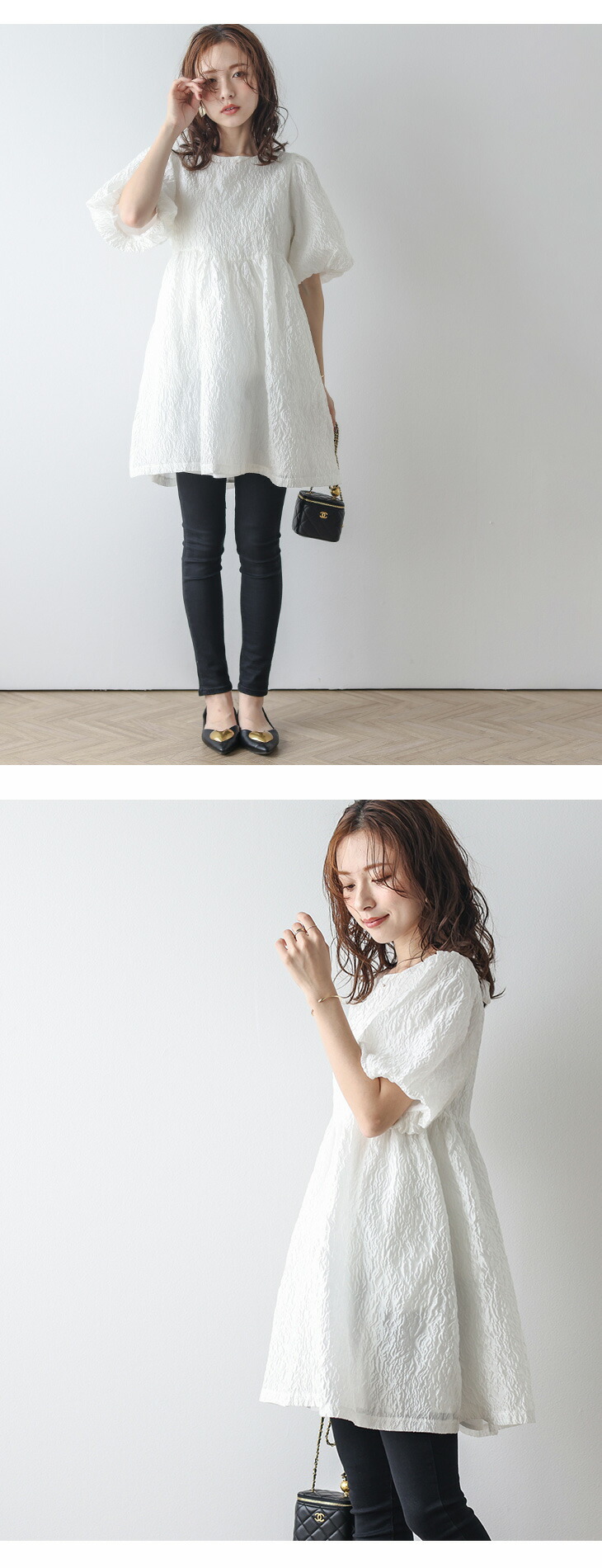 楽天市場】Lajour made in Japan 日本製 ペプラム ワンピース トップス