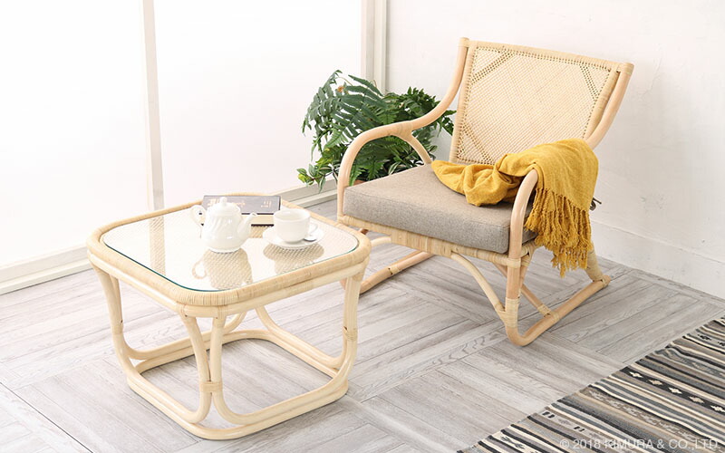 楽天市場】サイドテーブル コーヒーテーブル ガラス 籐製 おしゃれ
