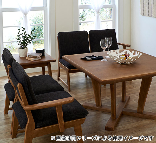 楽天市場】ダイニングテーブル 正方形 天然木 無垢材 カントリー調