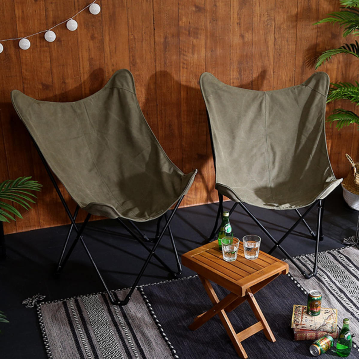 楽天市場】アウトドアチェア 2脚セット フォールディングチェア ハブル