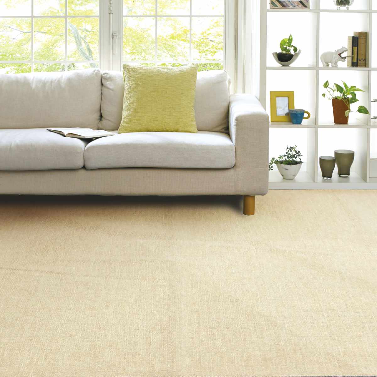 楽天市場】カーペット タフトカーペット 261x261cm 江戸間4.5畳 ホット