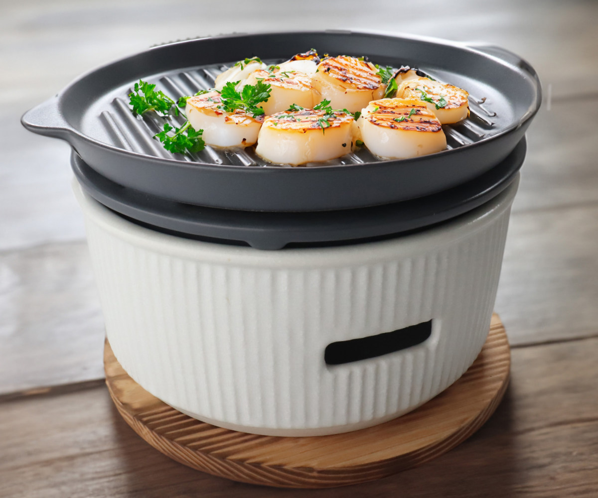 楽天市場】炭焼きグリル 陶板タイプ 大 陶器 日本製 ロロ The Chef