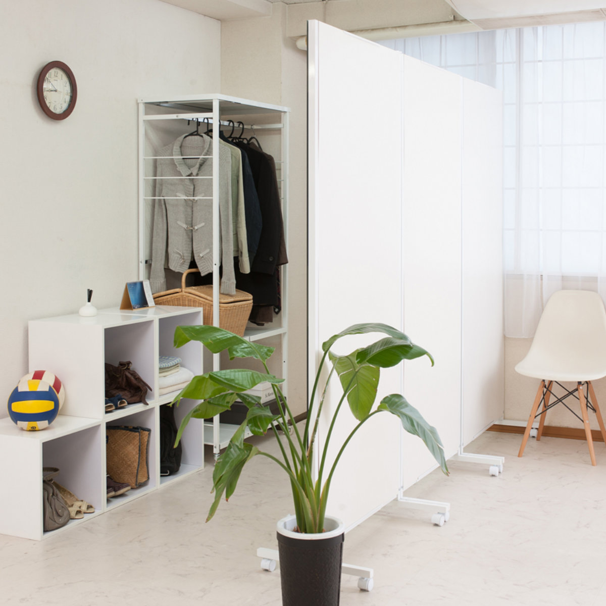 楽天市場】パーテーション 間仕切り スタンドミラー 大型 キャスター