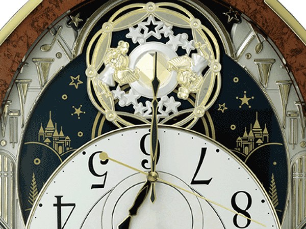 楽天市場】からくり時計 スモールワールドノエルM 電波時計 30曲収録