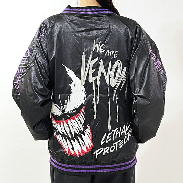 MARVEL ヴェノム ダークストロング スカジャン (3L) ブルゾン アパレル