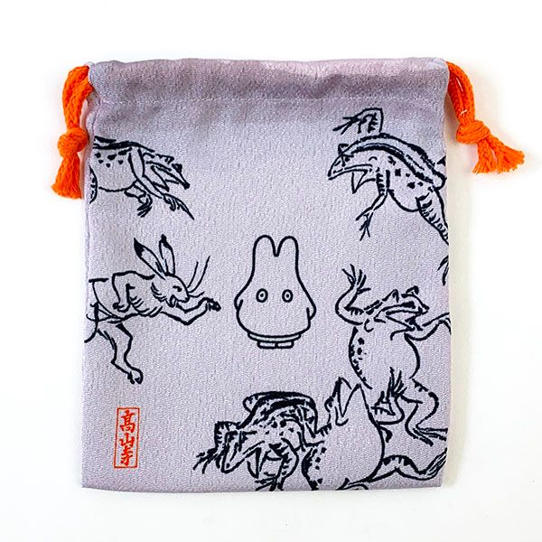 ミッフィー miffy×鳥獣戯画 水墨・大笑い miffy×鳥獣戯画 巾着