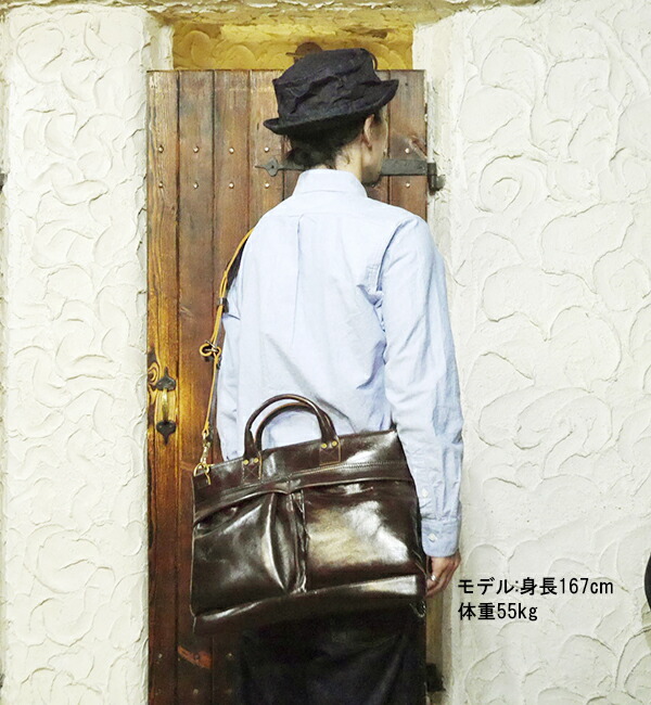 Y'2 LEATHER ワイツーレザー ヘルメットバッグ BG-20 HORSE HIDE