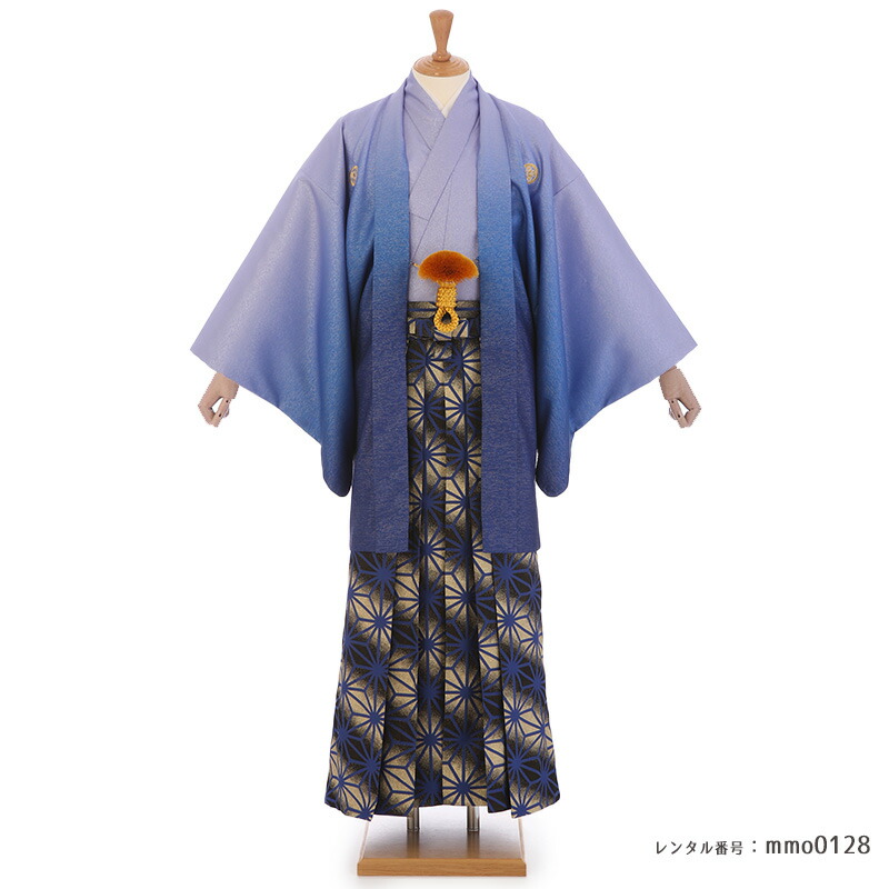 楽天市場】【レンタル】 小学校 卒業式 袴レンタル 男 mmo0128【紋付袴