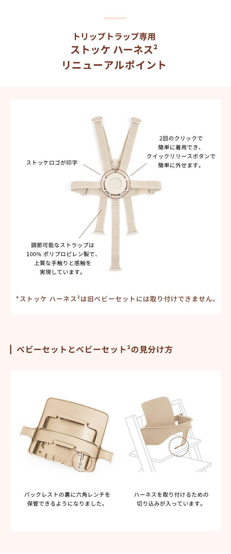 楽天市場】【公式店限定】 ストッケ トリップトラップ ハーネス2