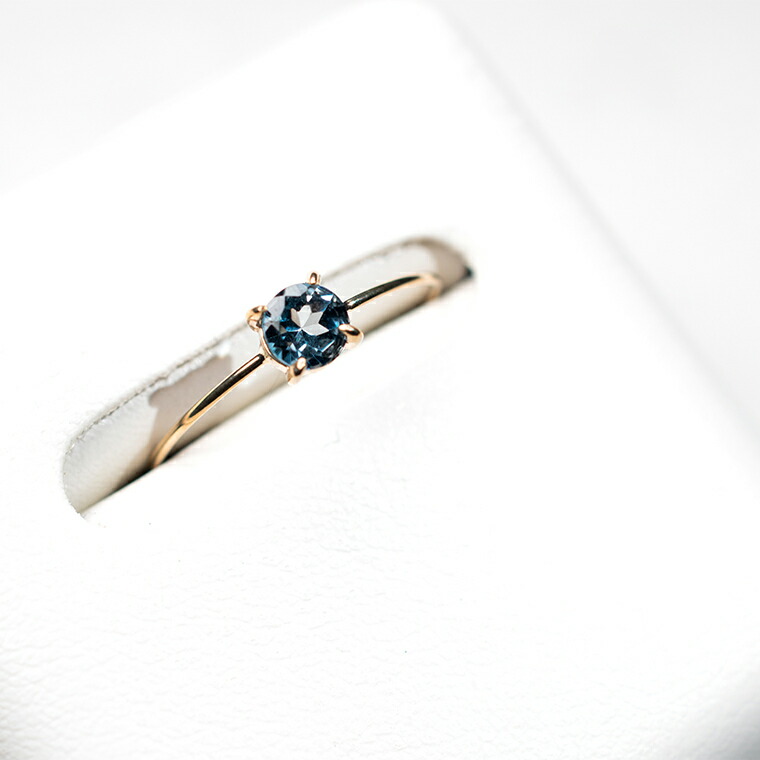 楽天市場】K10リング×20種の天然石 ラウンドファセットカット4mm 10金