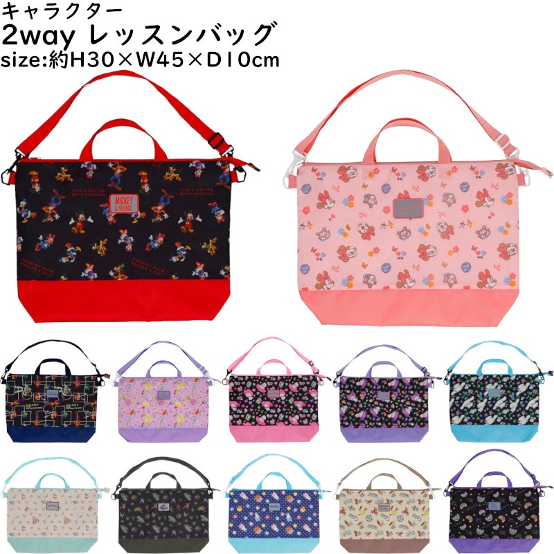 楽天市場】【家計応援☆5%OFF】2way レッスンバッグ キャラクター 撥水