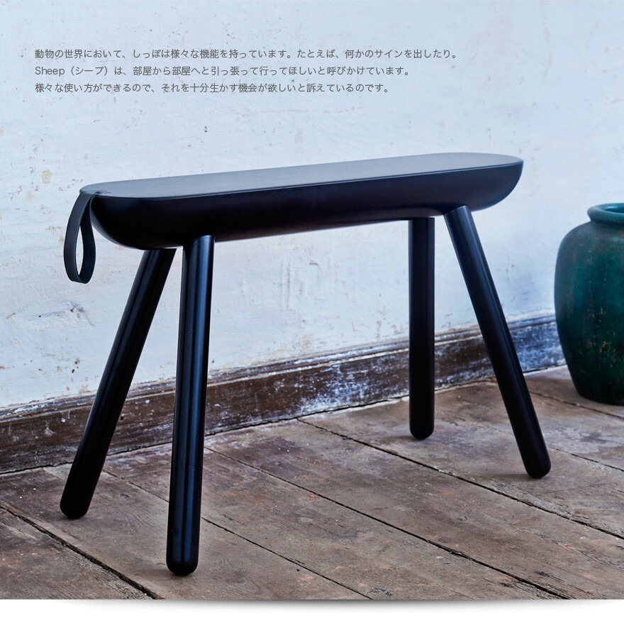 ◾新品未使用品◾NORRMADE ノルメイド　SHEEP ベンチ NORRMADE/ノルメイド/SHEEP/ベンチ(ナチュラルアッシュ） - 北欧