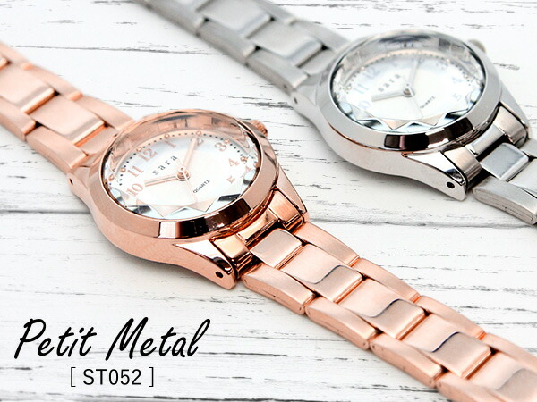 腕時計 プチメタル petit metal ST052 レディース キラキラ輝くカット