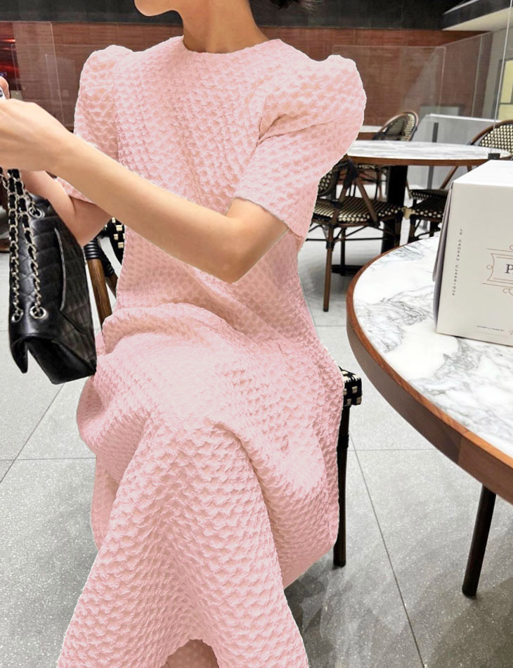 楽天市場】即納 ワンピース ジャガードふくれジャガード 春夏