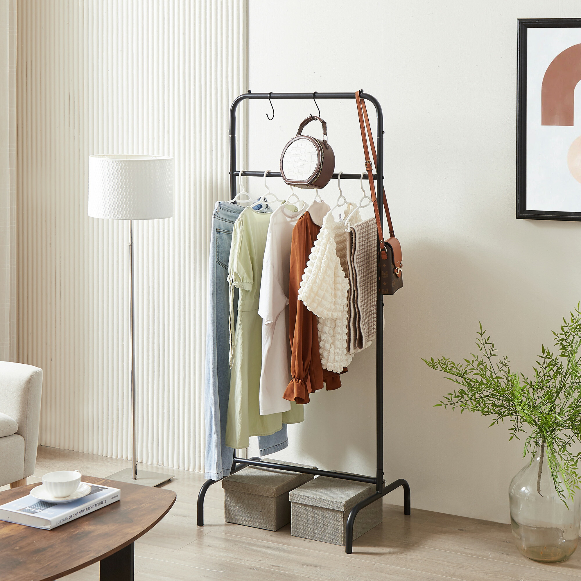 楽天市場】【スーパーSALE限定MAX60%OFF価格】ハンガーラック 2段