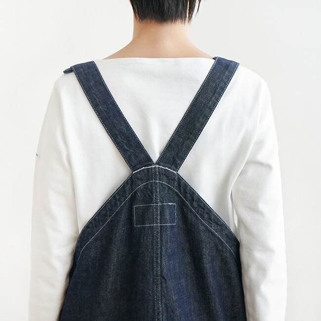 A12007]HARVESTY(ハーベスティ)ノンフェイドデニムオーバーオールoEIY