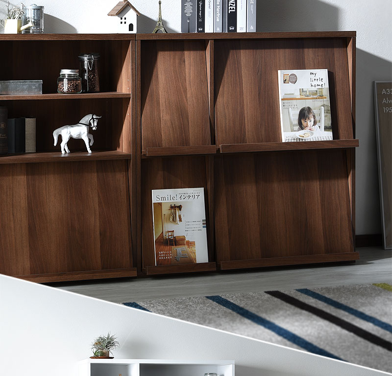 2種類セット セット ディスプレイラック 本棚 扉付 キッズ｜激安