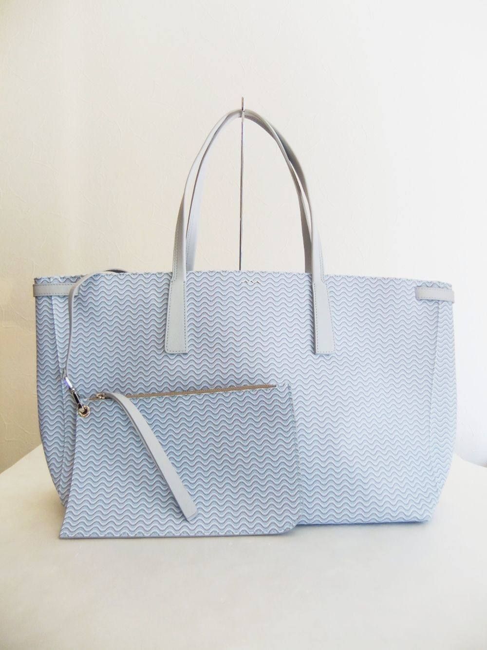 ZANELLATO - DUO GRAND TOUR BLANDINE GT トートバッグ Mサイズ (BLUE