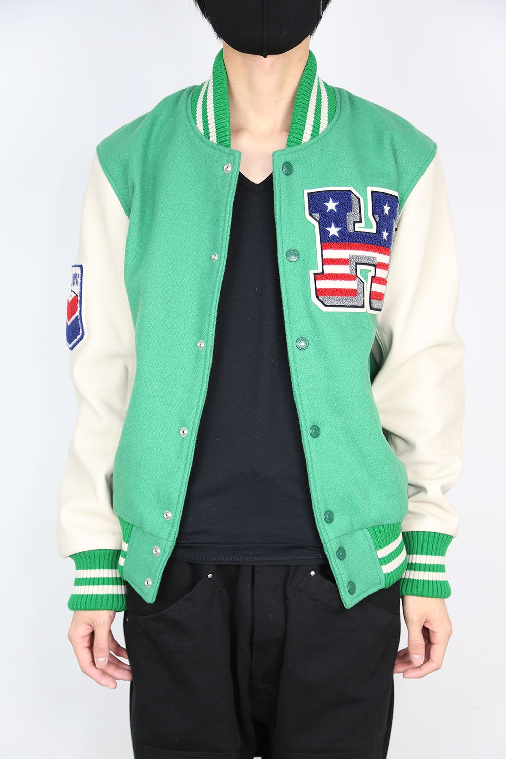 HYSTERIC GLAMOUR - VIXEN GIRL刺繍 ヴァーシティジャケット