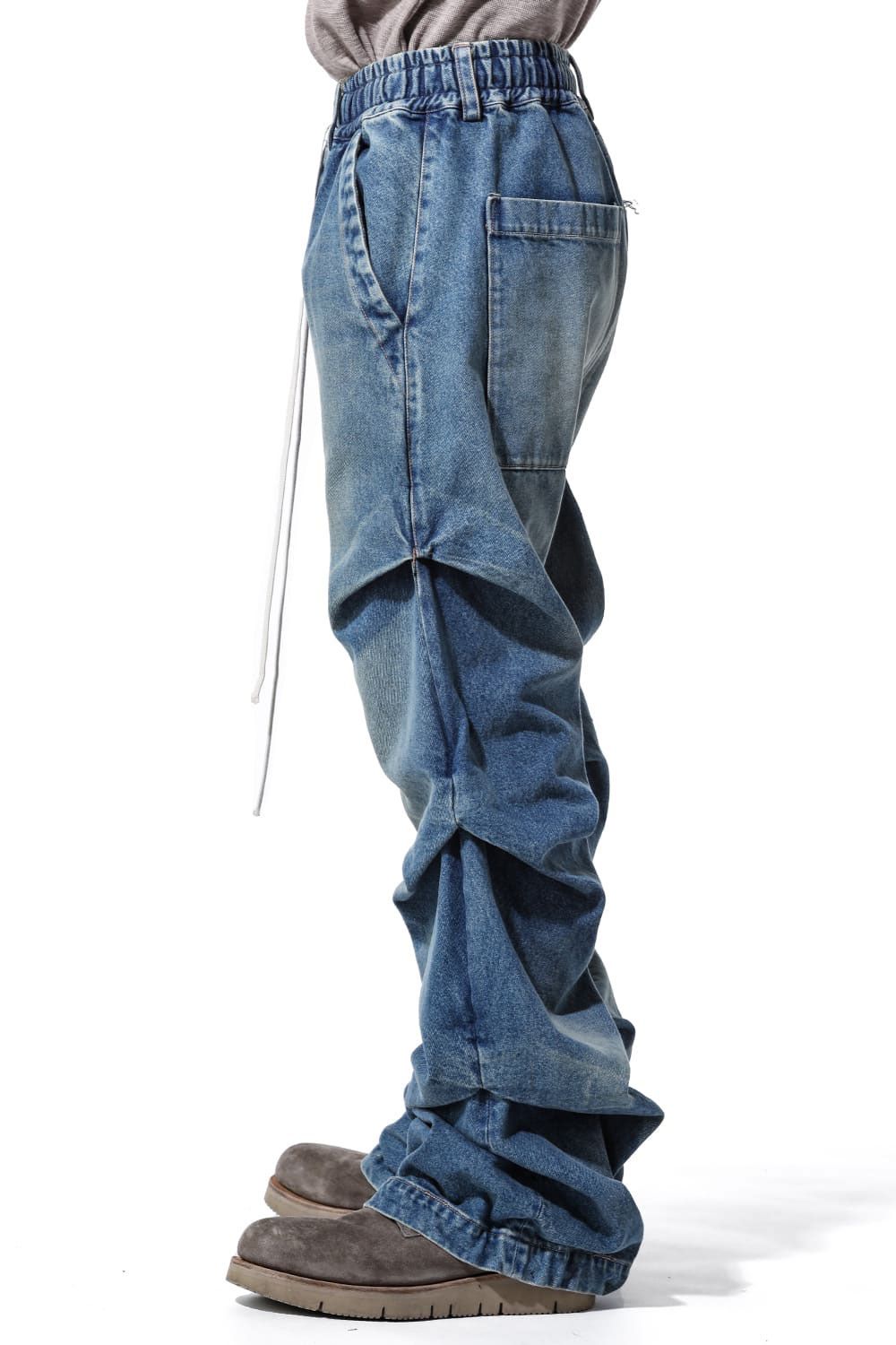 A.F ARTEFACT - デニムタックスリムバギーパンツ / Denim Tuck Slim