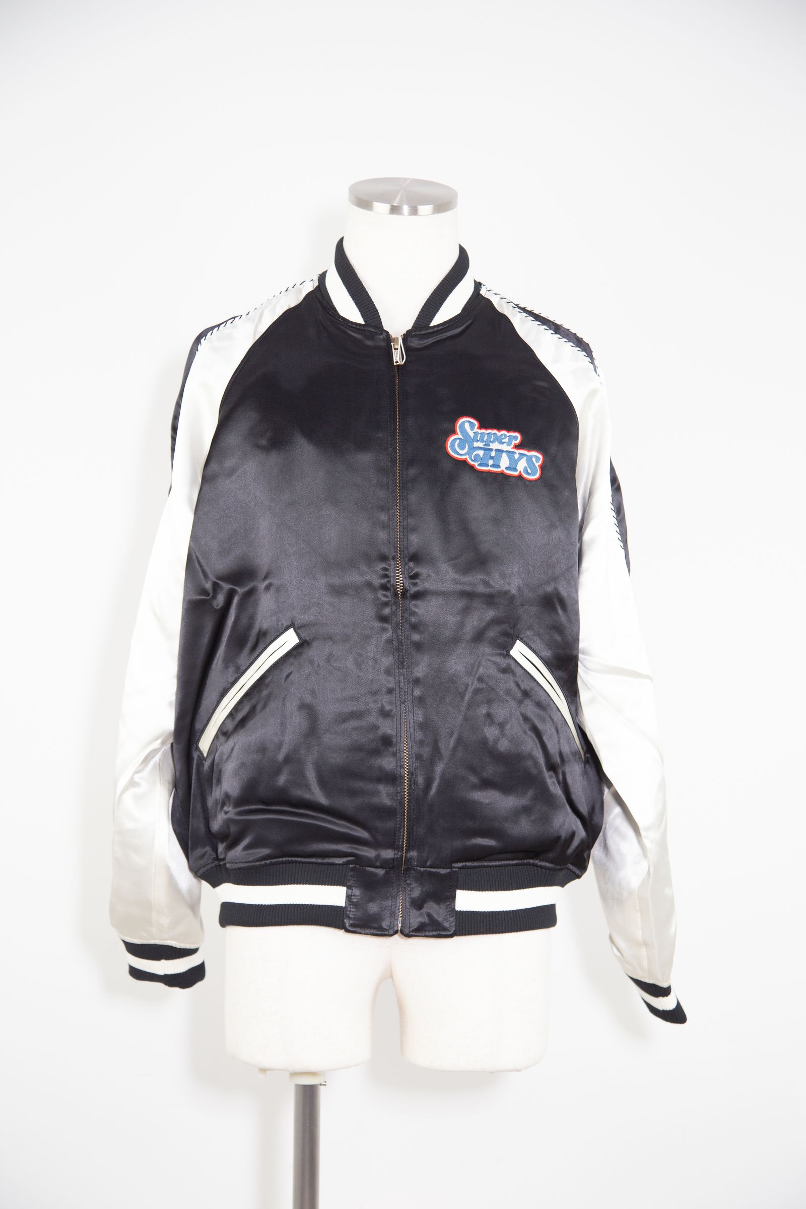 HYSTERIC GLAMOUR - LOVE MAKER刺繍 スカジャン / ブラック | Tempt