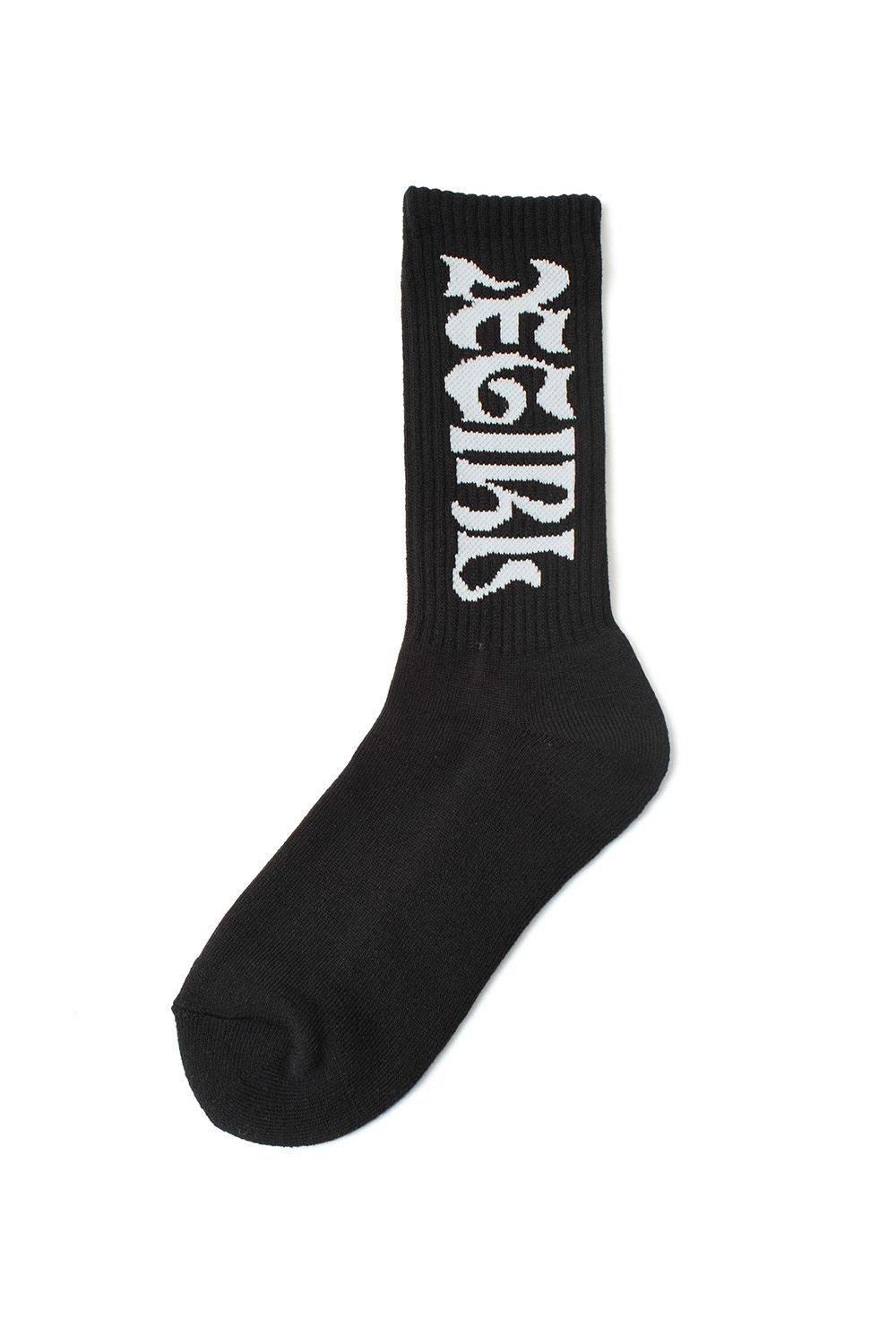 X-girl - WIDE GOTHIC LOGO JACQUARD SOCKS - | Tempt