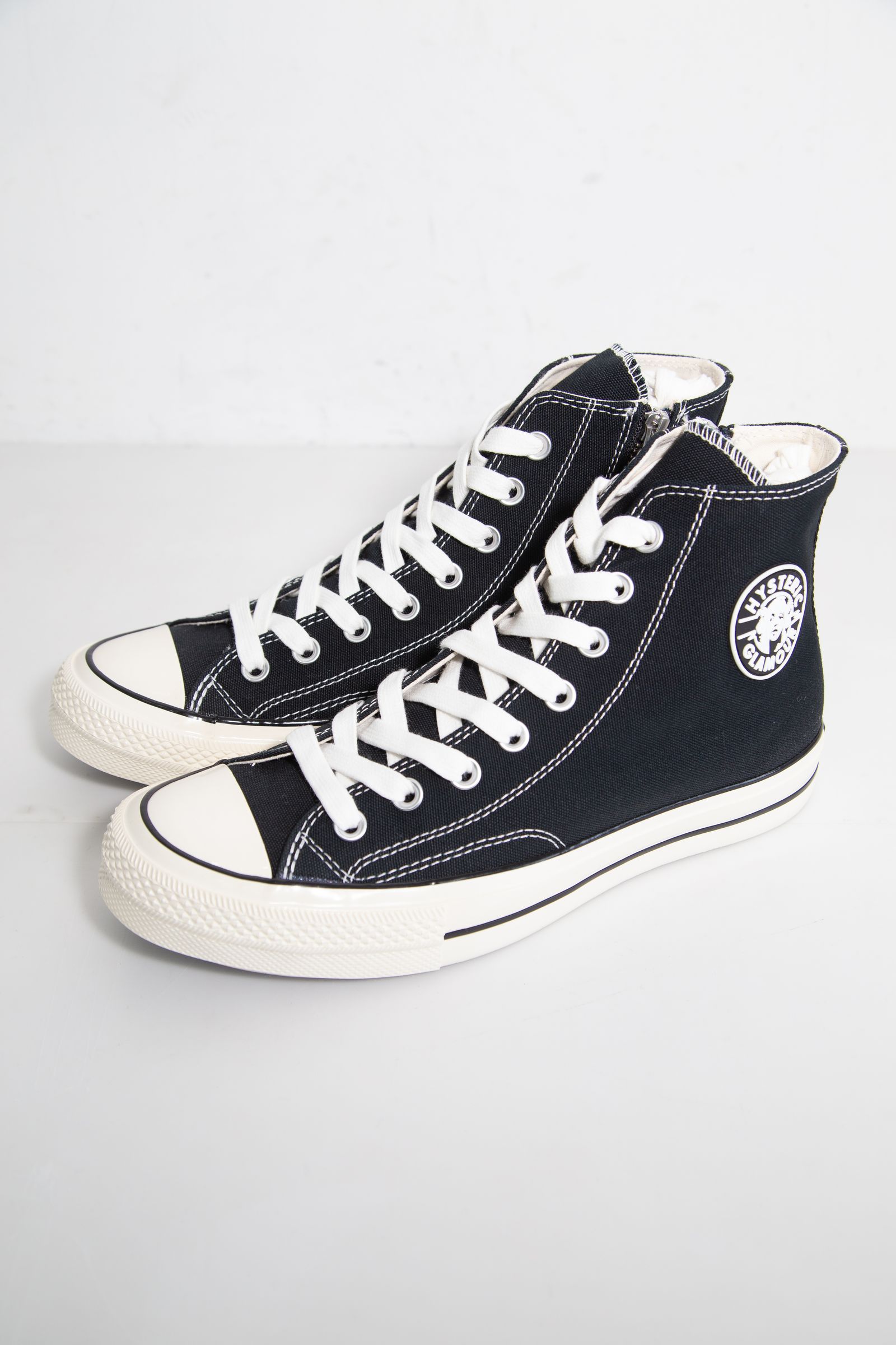 HYSTERIC GLAMOUR - サイドジップ ハイカットスニーカー / ブラック