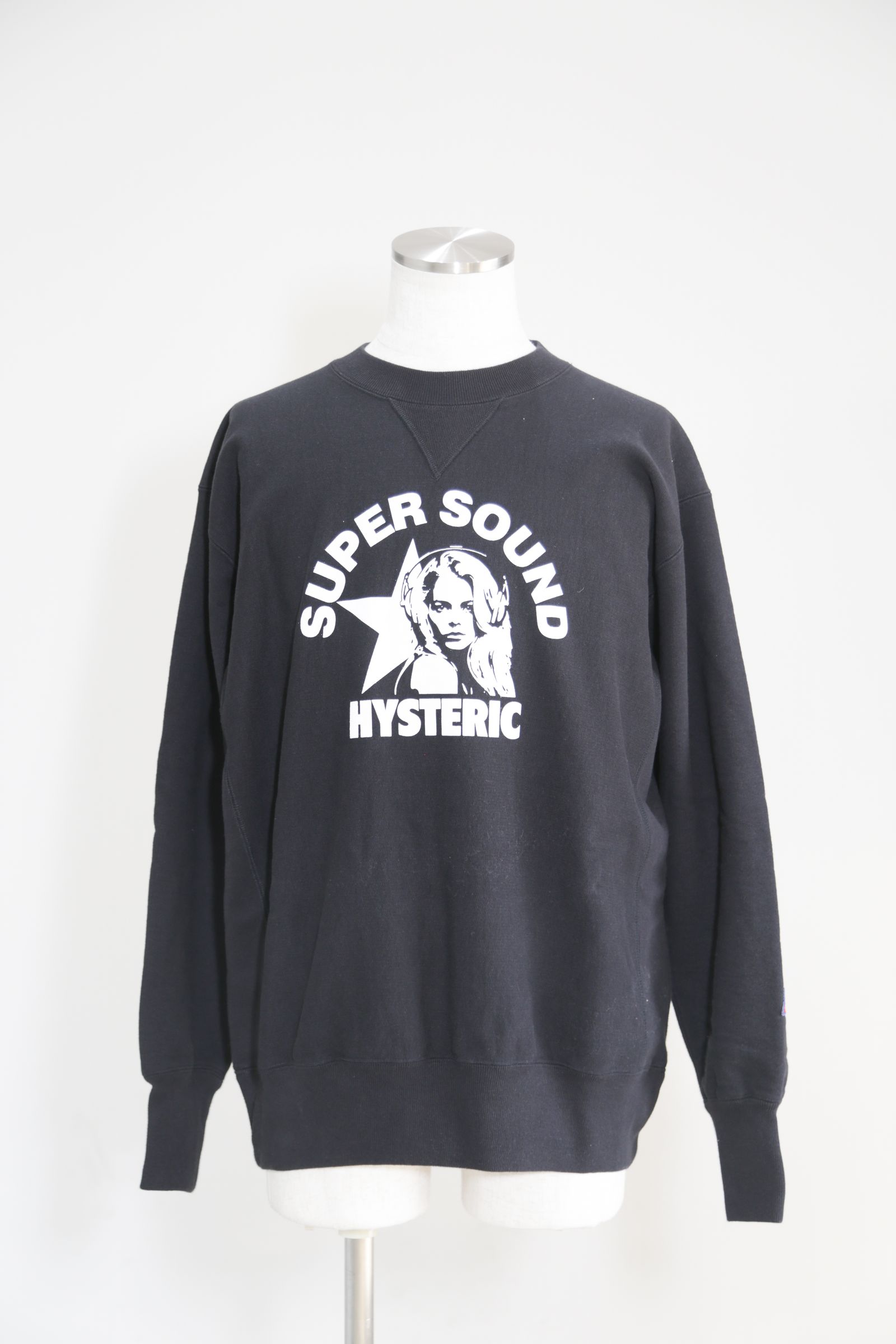 HYSTERIC GLAMOUR - SUPER SOUND ヘビーウエイトスウェット / ホワイト