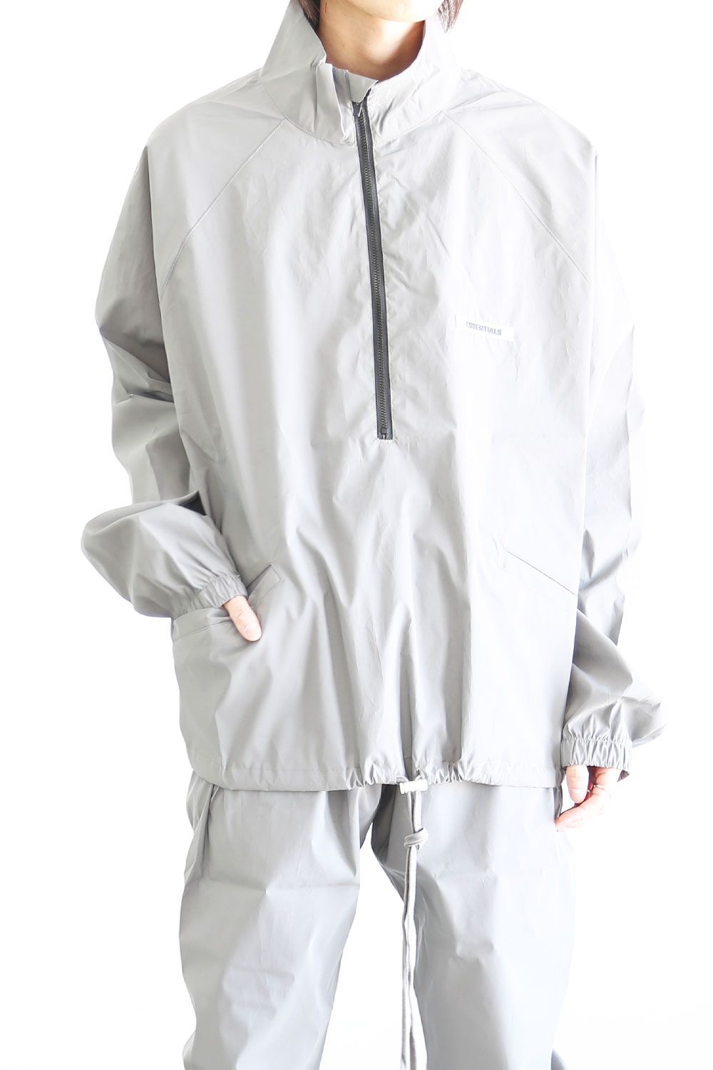 FOG ESSENTIALS - HALF ZIP TRACK JACKET / ブラック | Tempt