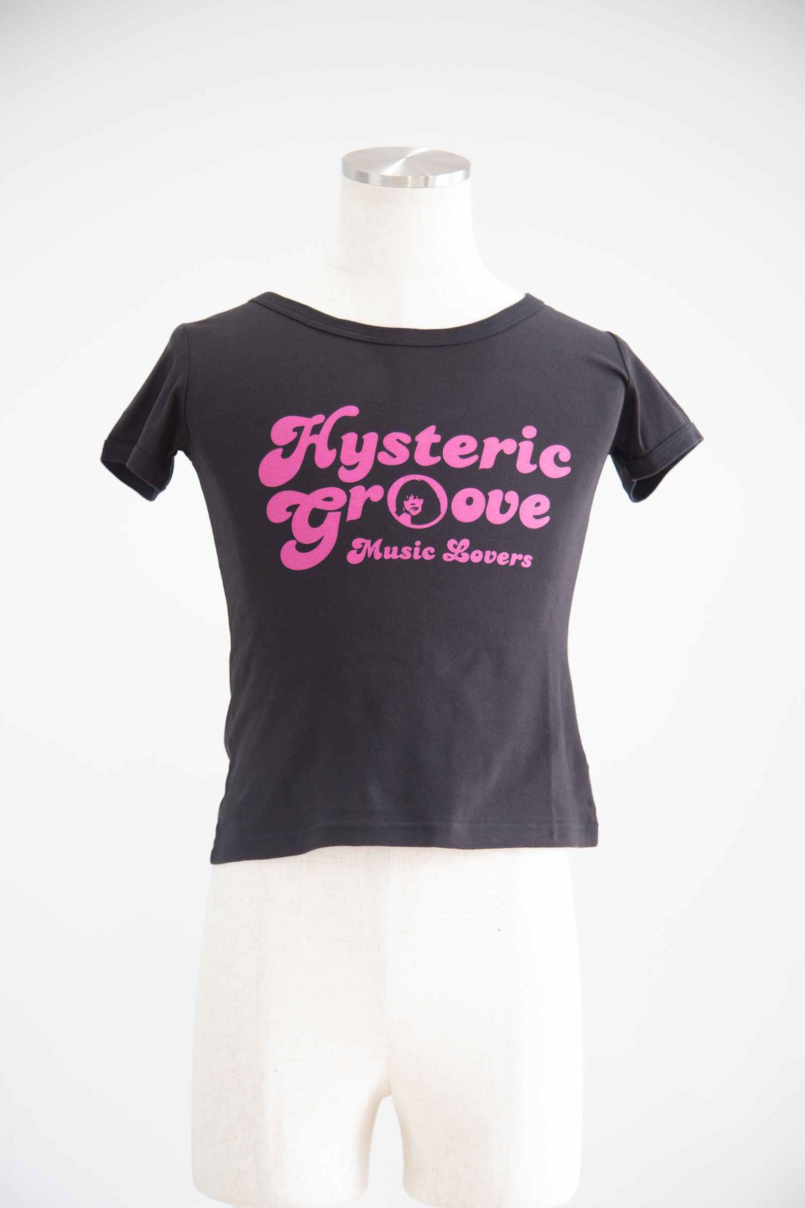 HYSTERIC GLAMOUR - MUSIC LOVERS チビTシャツ / ブラック | Tempt