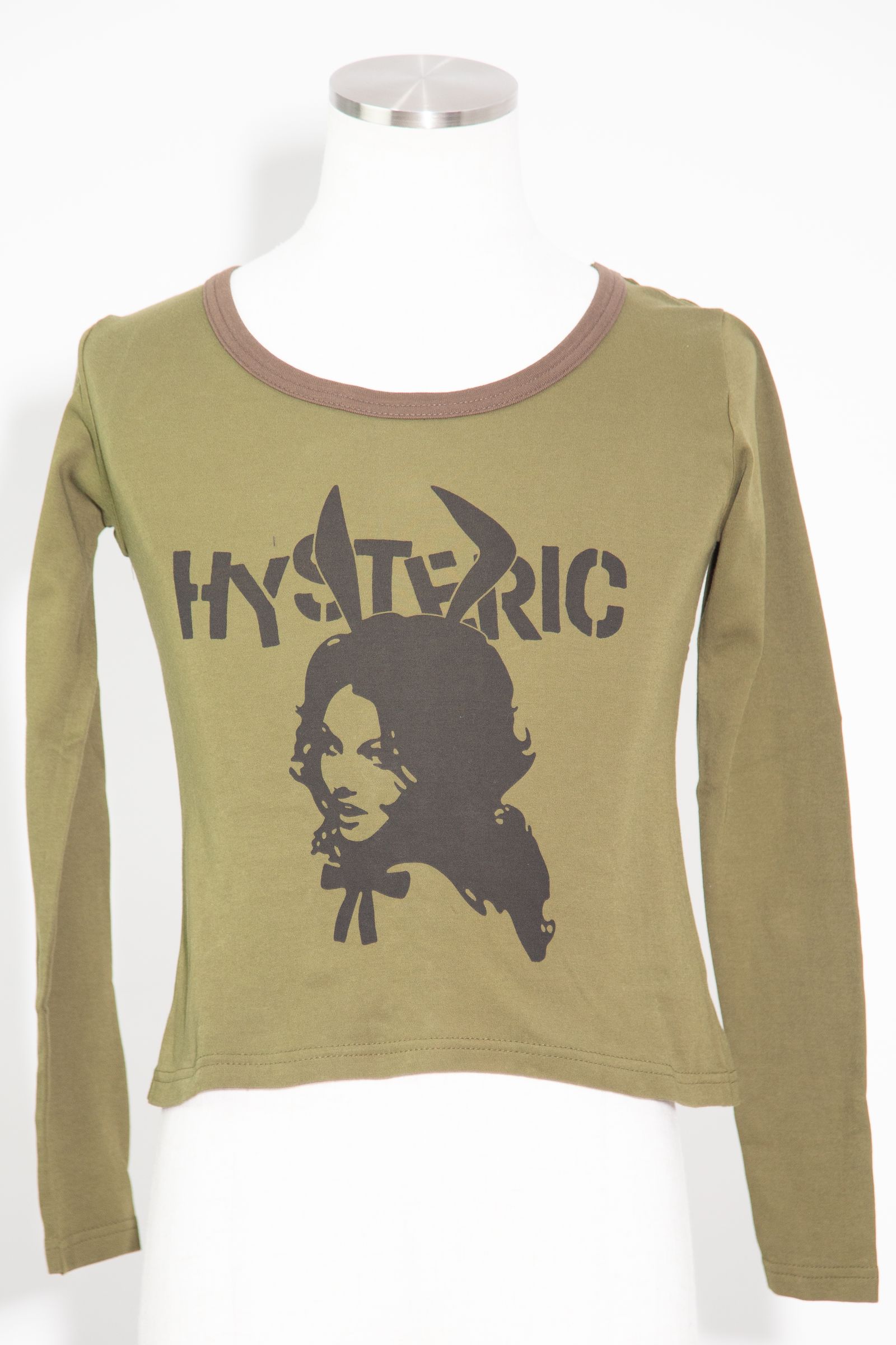 HYSTERIC GLAMOUR - [ラスト1点] BUNNY GIRLレースアップ チビTシャツ