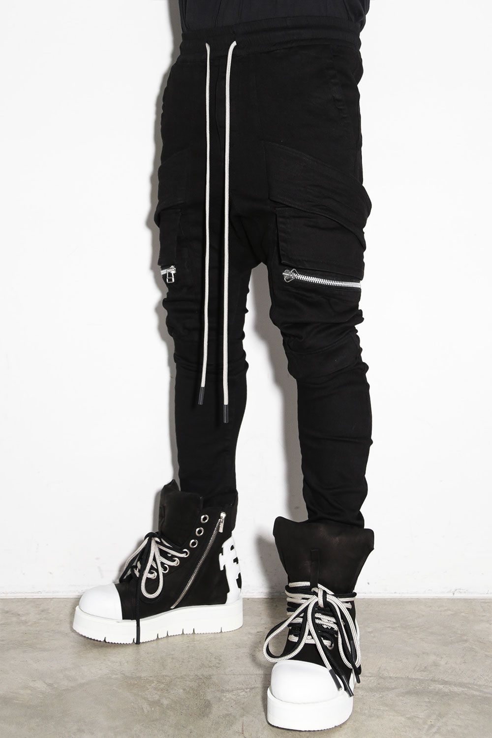 A.F ARTEFACT - サルエルカーゴスキニーデニム / Denim Cargo Sarouel