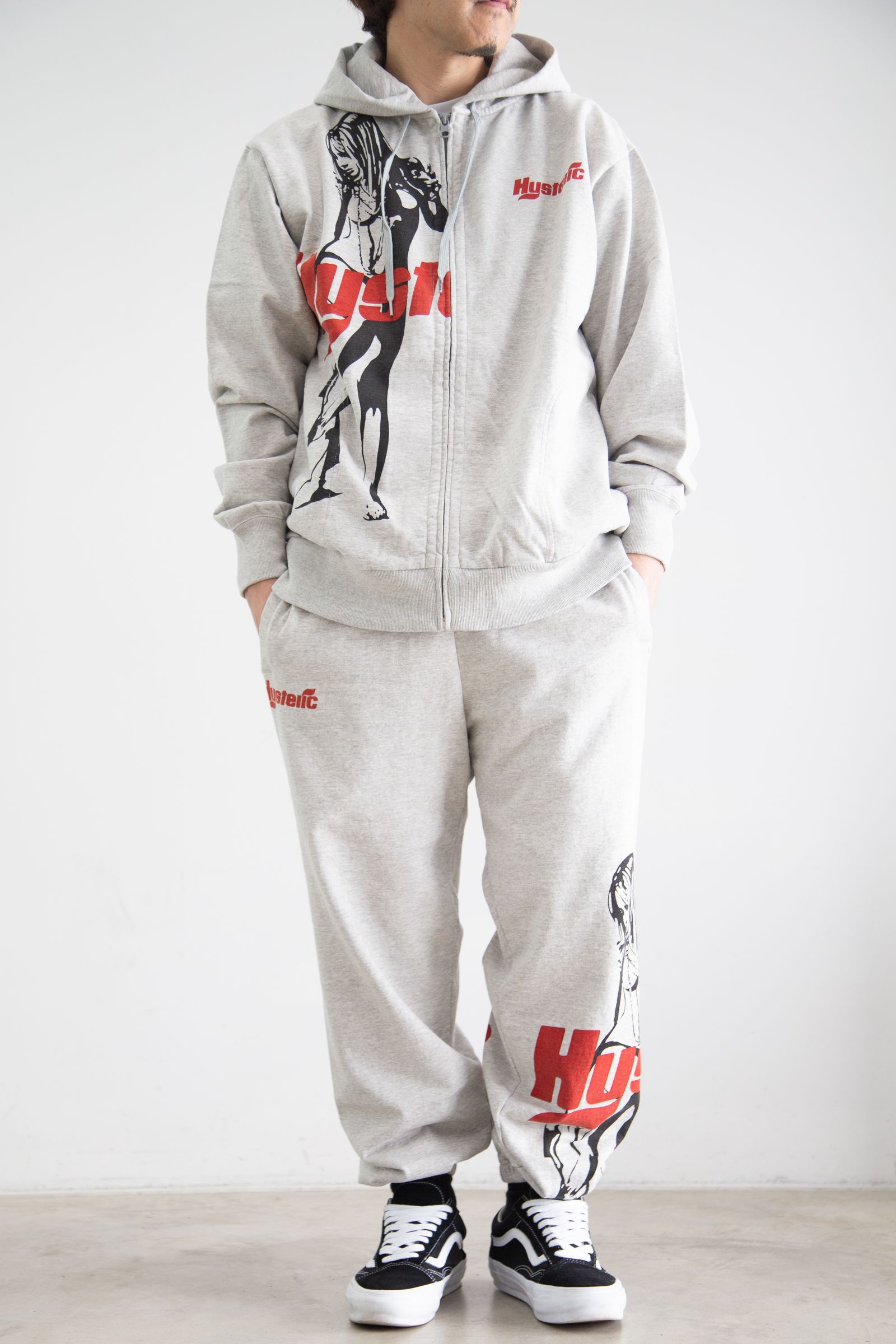 HYSTERIC GLAMOUR - HYSTERIC TIMES パーカー / グレー | Tempt