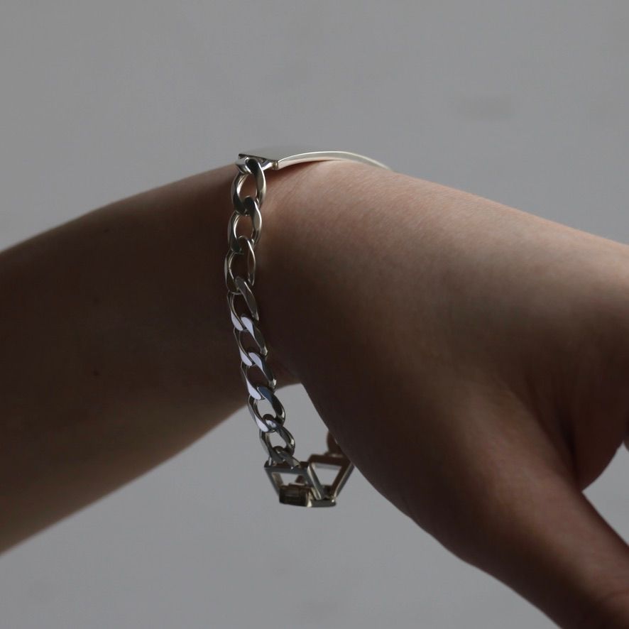 Garden of Eden - 【お取り寄せ注文可能】ID Bracelet_XL(SILVER