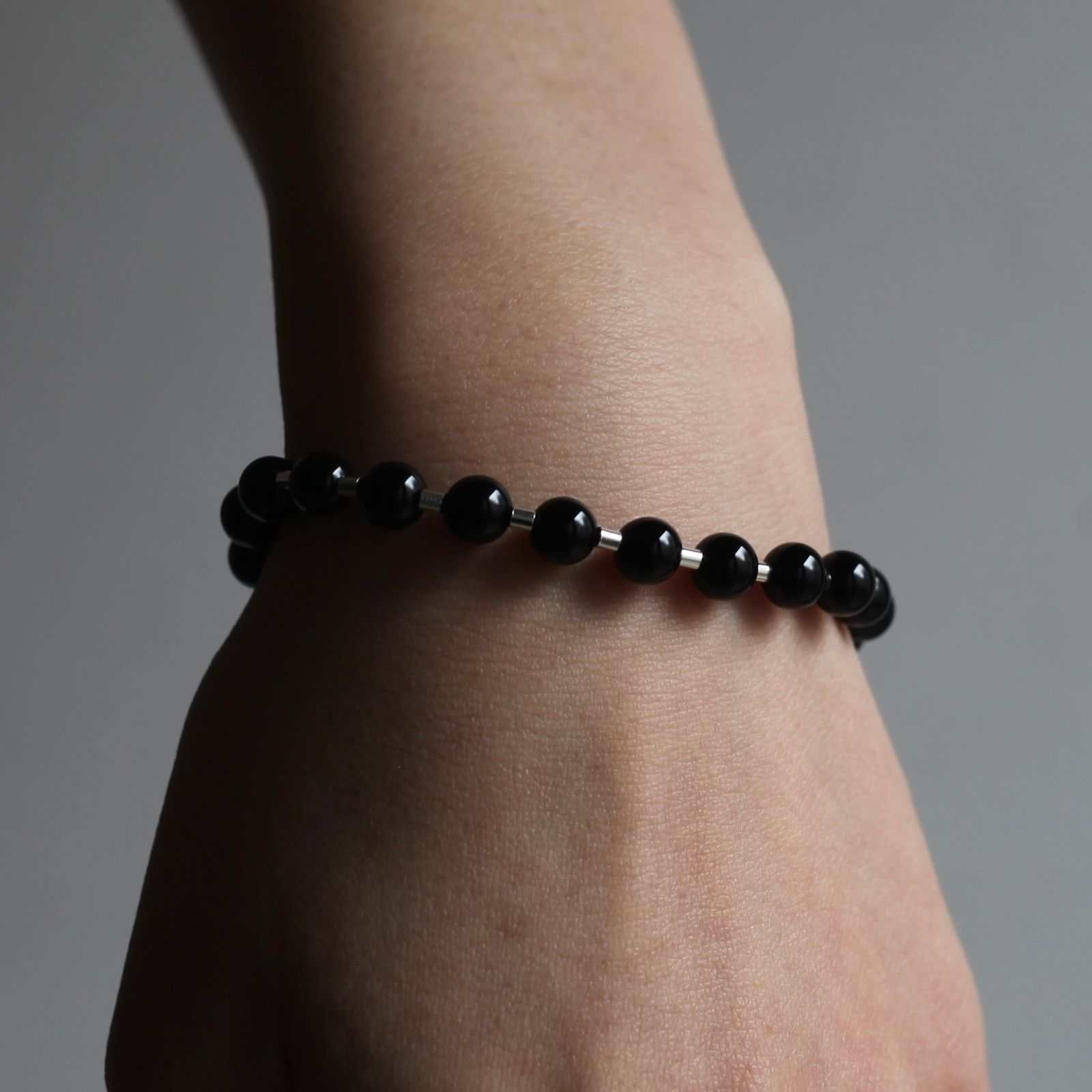 GARNI - 【お取り寄せ注文可能】Stone Ball Chain Bracelet(BLACK
