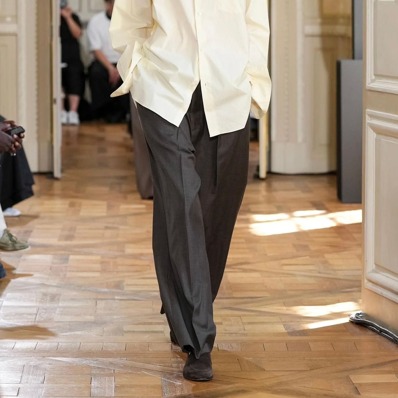 ssstein - 【再販売通知受付可能】Extra Fine Wool Long Wide Trousers