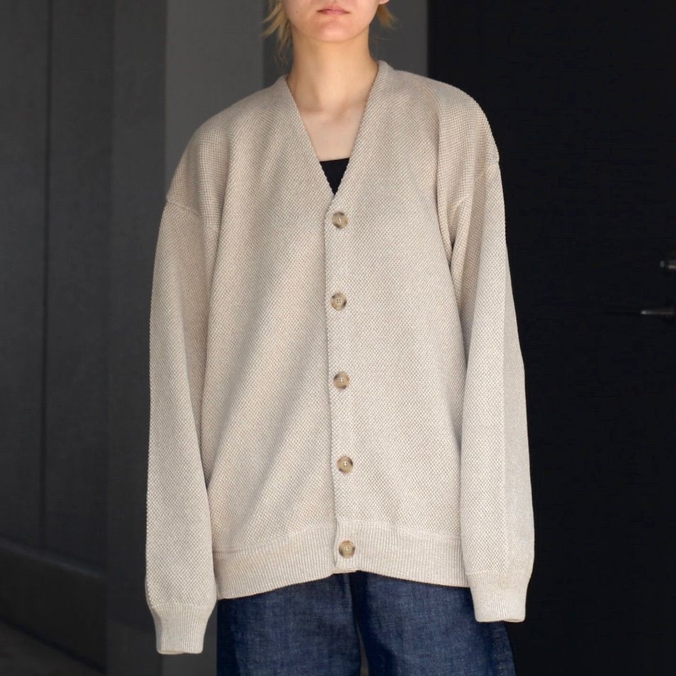 crepuscule - 【残りわずか】Moss Stitch V/N Cardigan | ACRMTSM