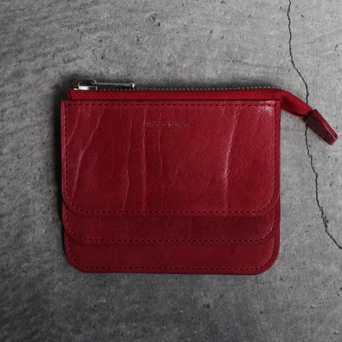 Hender Scheme - 【残り一点】3 Layered Purse(RED) | ACRMTSM ONLINE