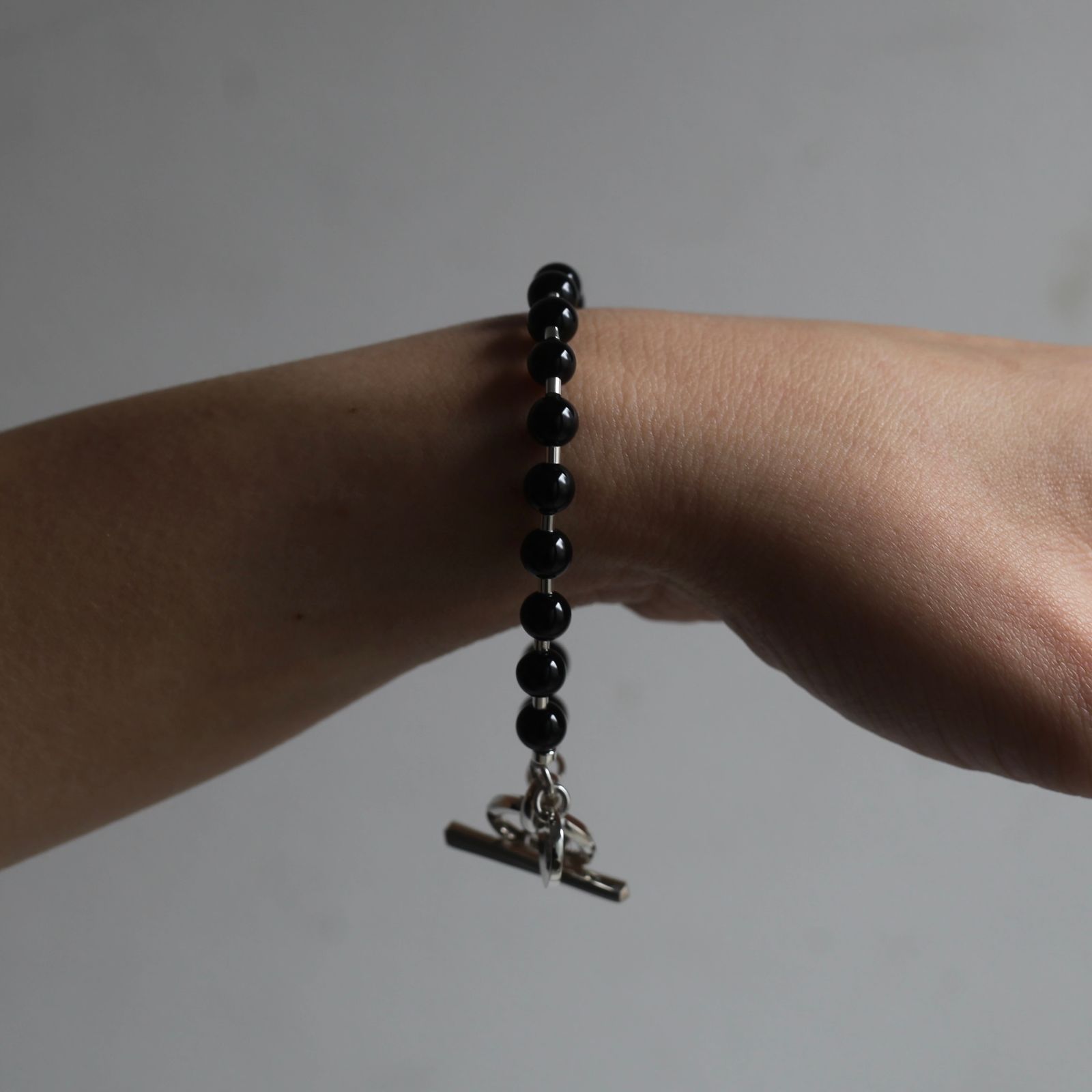 GARNI - 【お取り寄せ注文可能】Stone Ball Chain Bracelet(BLACK