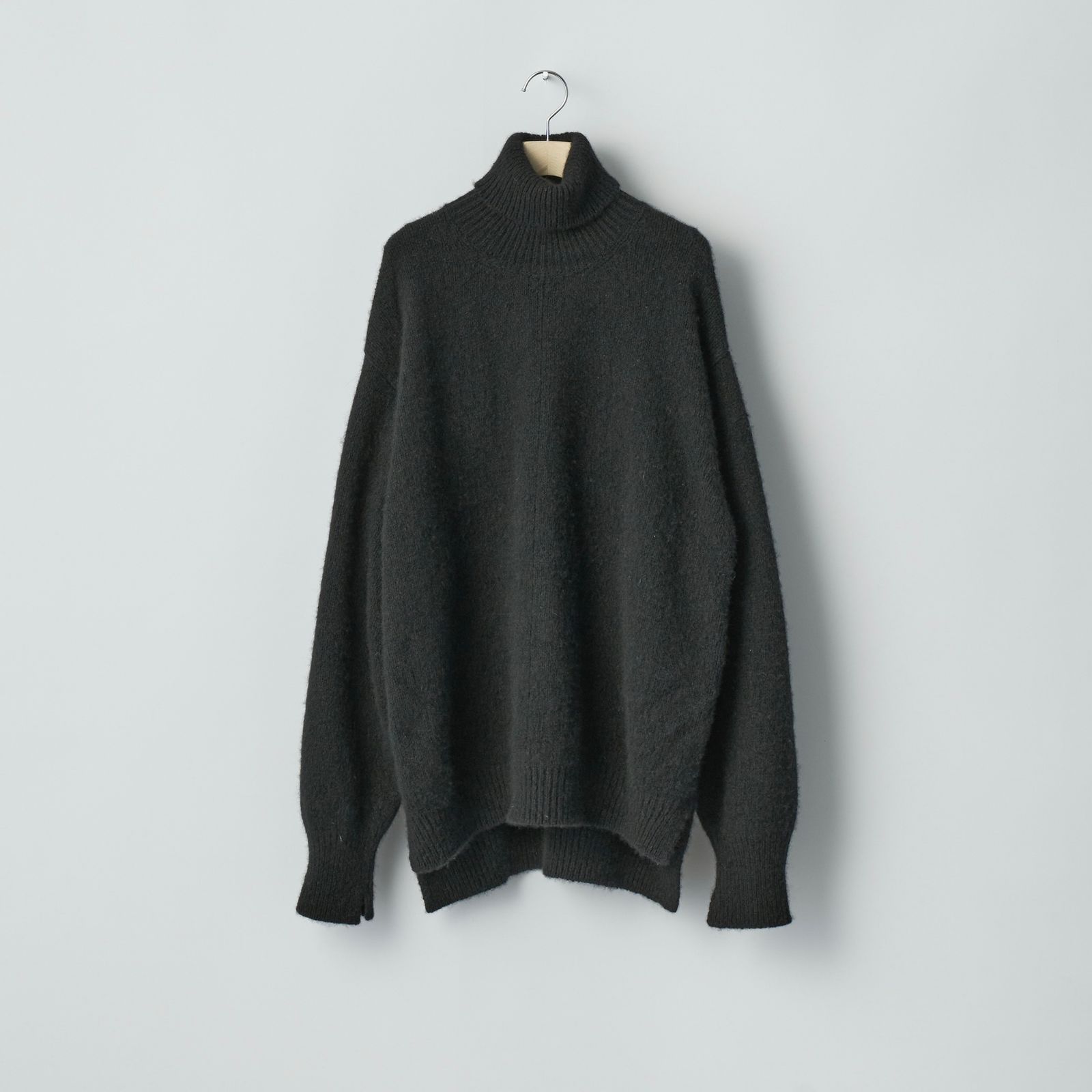 ssstein - 【残り一点】Cashmere/Sable Tweed Knit Turtle Neck LS