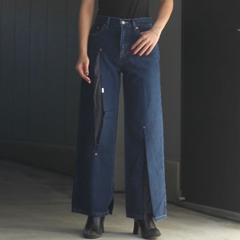 kotohayokozawa - 【残り一点】Layered Ripped Jeans | ACRMTSM ONLINE