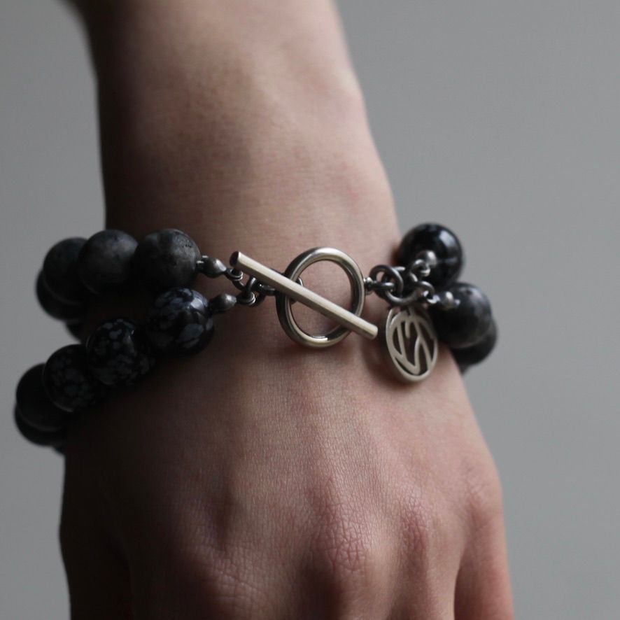 SOSHIOTSUKI - 【お取り寄せ注文可能】Double Juzu Bracelet(GREY