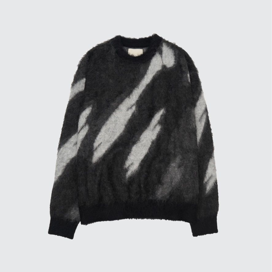 YOKE - 【残り一点】Kid Mohair Jacquard Sweater | ACRMTSM ONLINE STORE