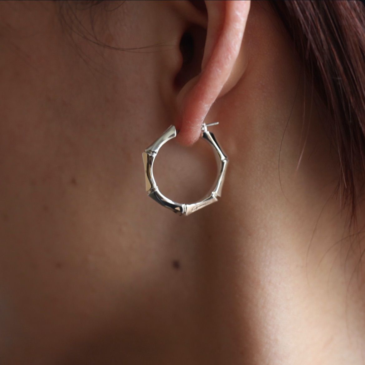 GARNI - 【お取り寄せ注文可能】Crockery Bamboo Pierce_L(SILVER