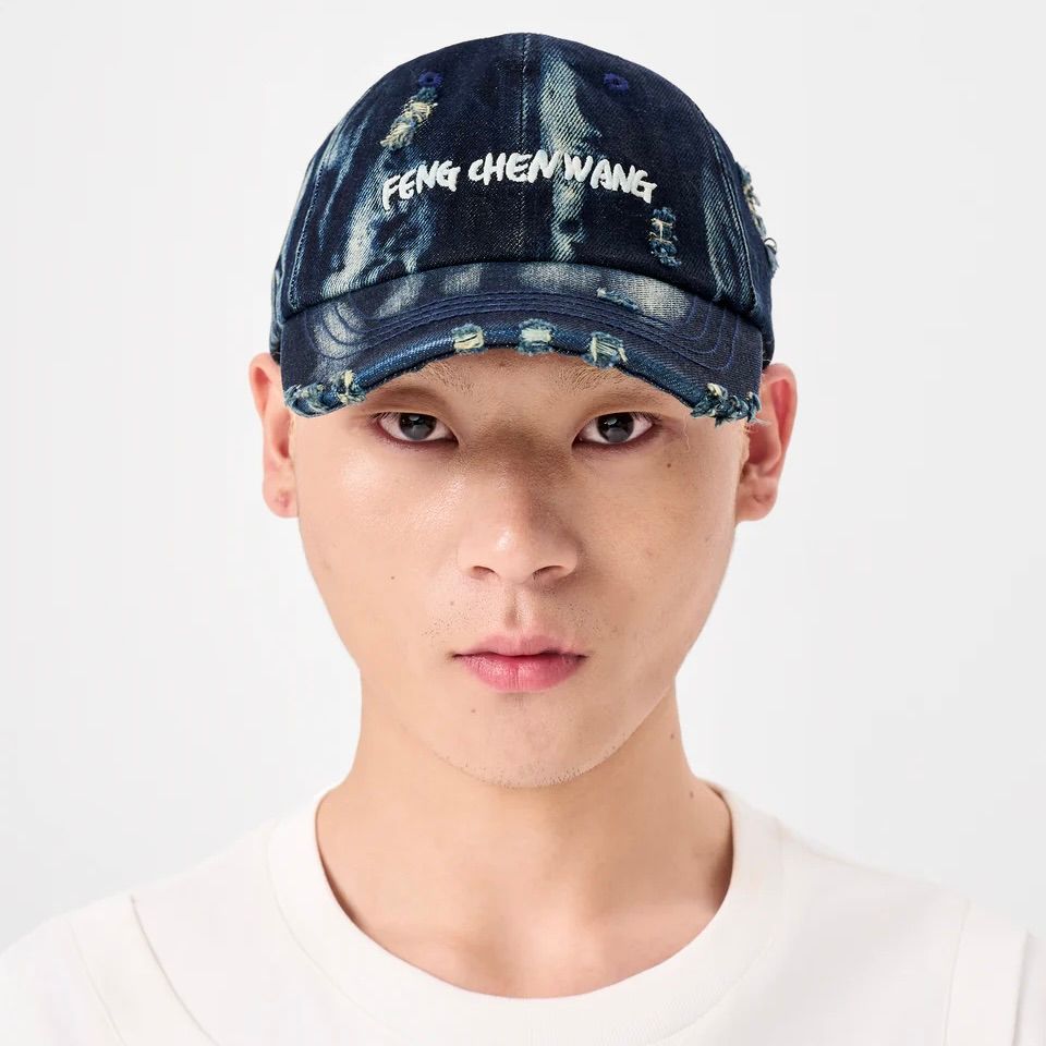 Feng Chen Wang - 【残りわずか】Gradient Tie Dye Denim Cap