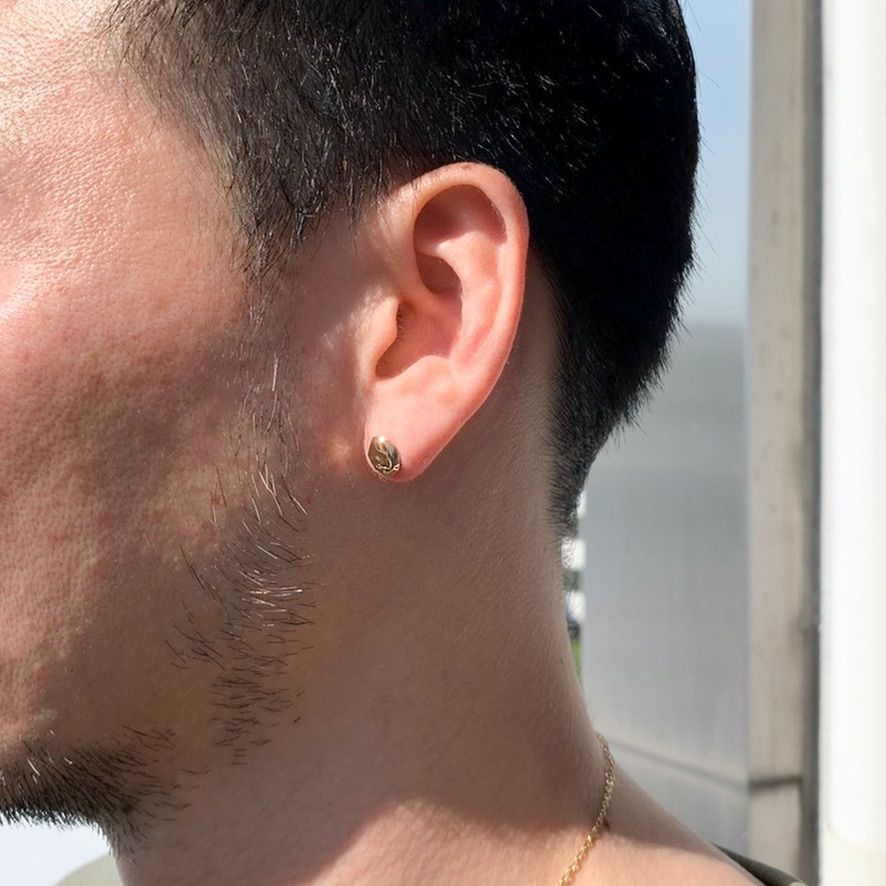 GARNI - 【お取り寄せ注文可能】K10 Crockery Chip Pierce(GOLD