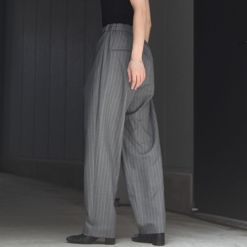 ATON - 【残り一点】Wool Tropical Tapered Easy Pants | ACRMTSM