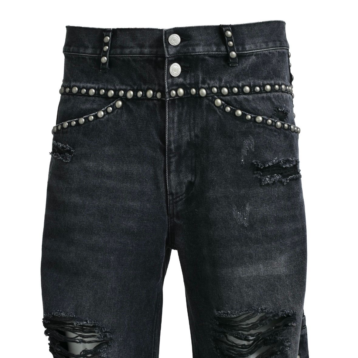 BREATH - 【残り一点】Suicide Studs Wide Denim Pants | ACRMTSM