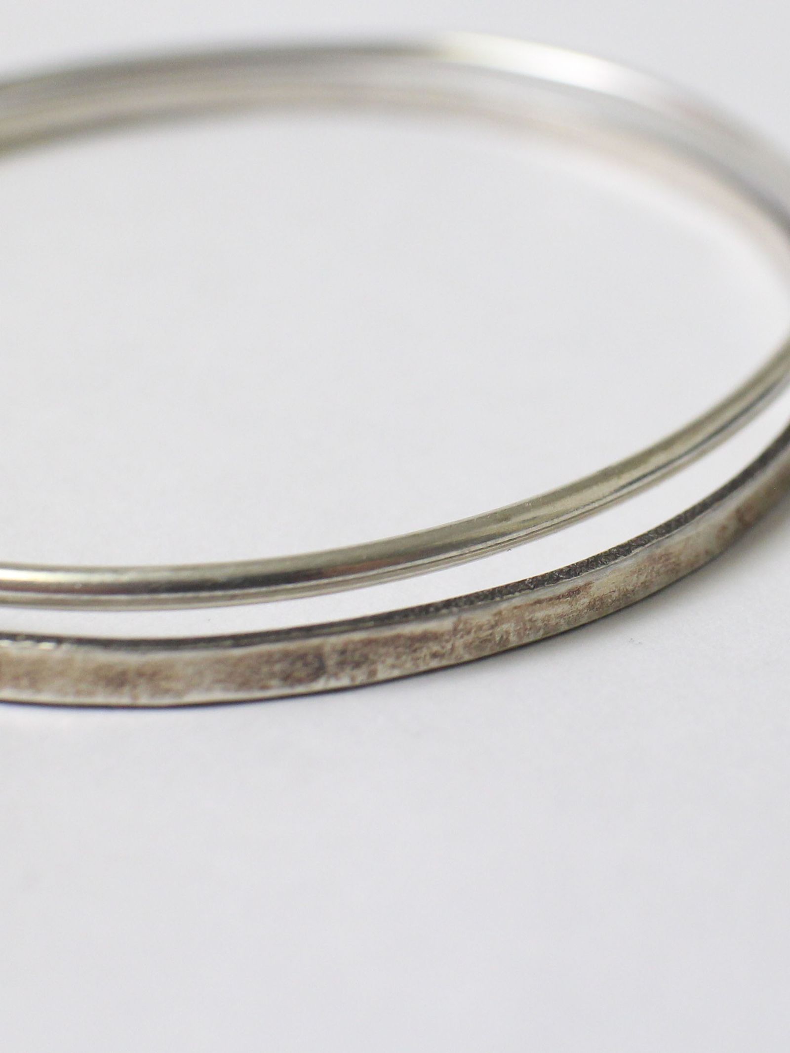 iolom - 2連シルバーバングル | ADDICT WEB SHOP