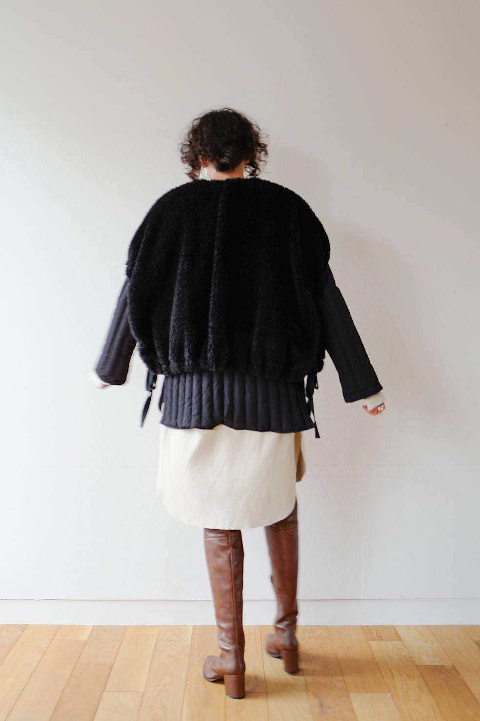 CLANE - レイヤードダウンコート - BOA VEST LAYERED DOWN COAT